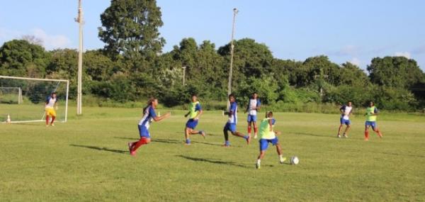 Jogadores dão gás total em treino técnico no CT antes de confronto com Tubarão.(Imagem:Abdias Bideh/Globoesporte.com)