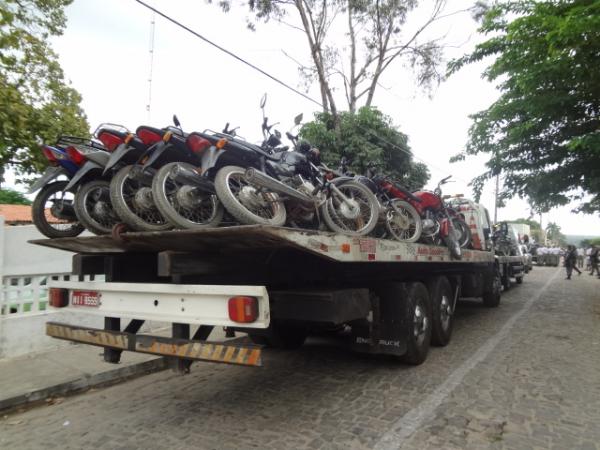 PM apreende 55 motos em Itaueira, Pavussu e Rio Grande.(Imagem:FlorianoNews)