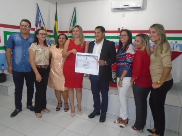 Prefeito eleito, vice e vereadores são diplomados em Barão de Grajaú.(Imagem:FlorianoNews)