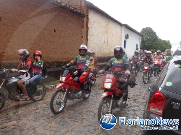 Mulheres participaram da 7ª edição do Rally do Batom de São João dos Patos.(Imagem:FlorianoNews)