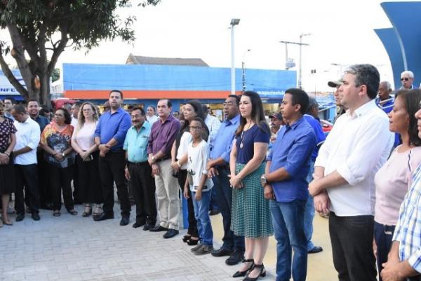 Reestruturação da Praça Coronel Borges.(Imagem:Secom)