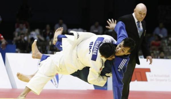 Charles Chibana foi um dos medalhistas de ouro do Brasil no primeiro dia do Pan em Havana.(Imagem:Gabriela Sabau / IJF)