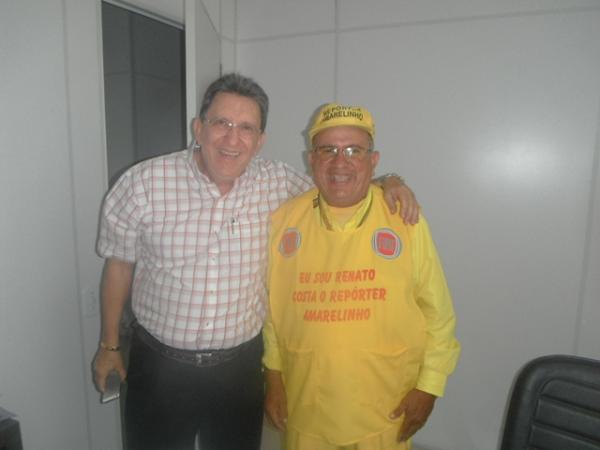 Benedito Portela Leal e Repórter Amarelinho(Imagem:FlorianoNews)