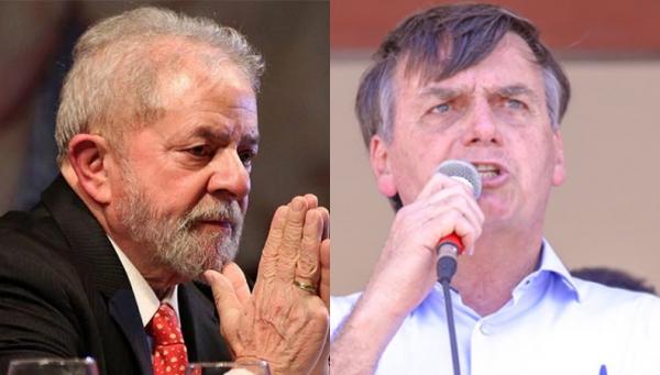 Bolsonaro e Lula se impulsionam na briga por atenção nas redes.(Imagem:FÁBIO TAKAHASHI E DIANA YUKARI)