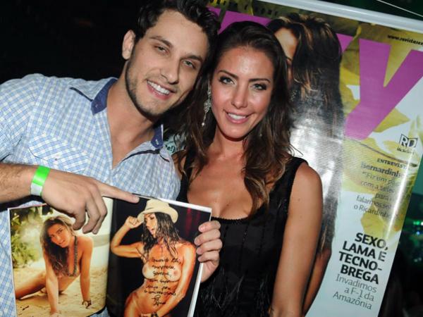 Eliéser ganhou uma dedicatória especial da capa da revista 'Sexy' de maio.(Imagem:Divulgação)