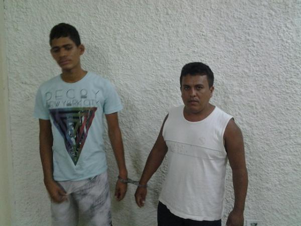 Acusados de assaltar supermercado são presos pela Polícia Civil de Floriano.(Imagem:FlorianoNews)