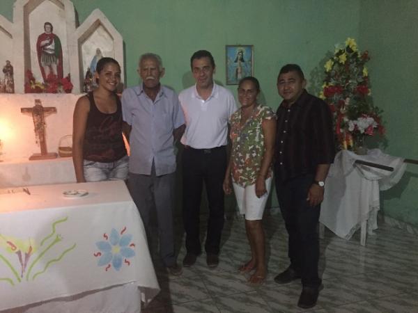 Prefeito Gilberto Júnior participa de festejo na Comunidade Rural Exú.(Imagem:Secom)