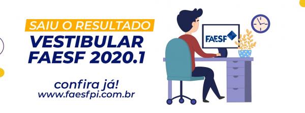 Vestibular FAESF 2020.1(Imagem:Divulgação)