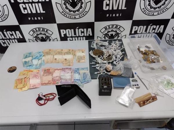 Neto acusa avó de tráfico de drogas para escapar de flagrante(Imagem:Divulgação/Depre)