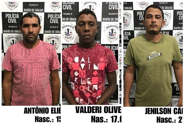 Polícia Civil de Barão de Grajaú cumpre ordem judicial e prende cinco suspeitos.(Imagem:Polícia Civil)