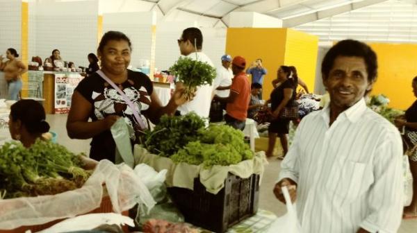 Feira da Agricultura Familiar é realizada no Complexo do Mercado do Cruzeiro.(Imagem:FlorianoNews)