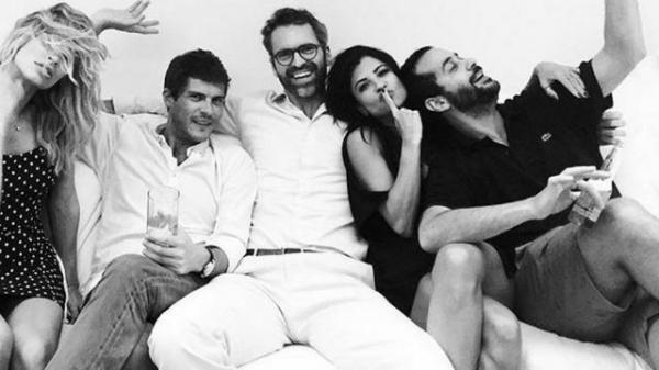 Grazi, Tuta, Leonardo e a namorada Anna Lima, e João: reuniãozinha íntima.(Imagem: Instagram)