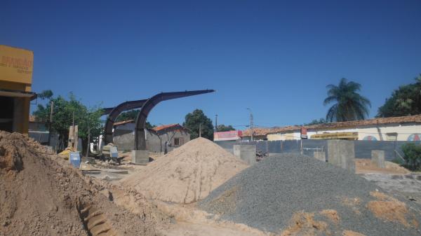 Obras do Mercado do Cruzeiro estão em pleno andamento.(Imagem:FlorianoNews)