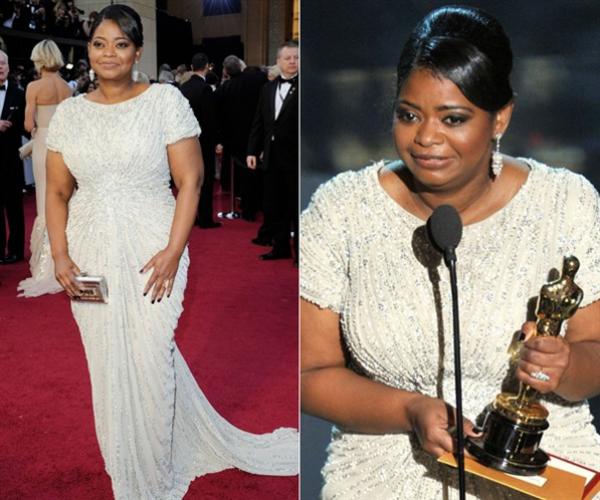 Octavia Spencer levou a estatueta de Melhor Atriz Coadjuvante por ?Histórias Cruzadas?(Imagem:Grosby Group)