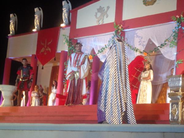 18ª edição do espetáculo da Paixão de Cristo de Floriano.(Imagem:FlorianoNews)