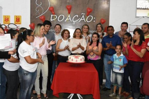 Hemocentro celebra 20 anos de história em Floriano.(Imagem:SECOM)