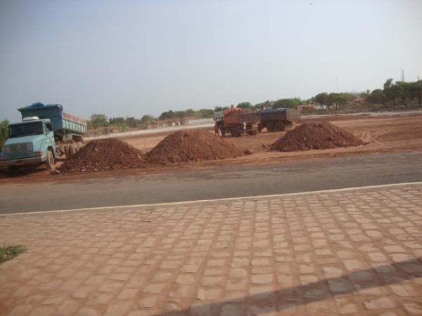 Canteiro de obras do Carvalho em Floriano(Imagem:redação)