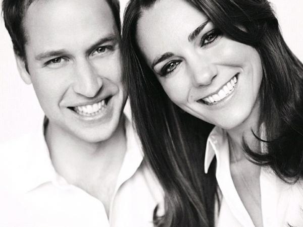 William e Kate: radiantes e quase casados(Imagem:Mario Testino)