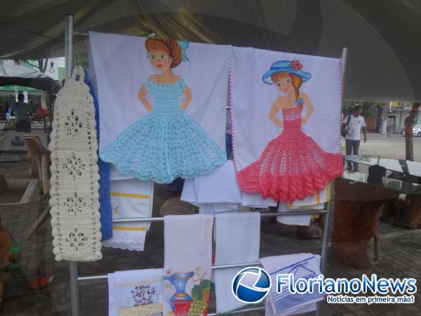 Artesãos expõem em 3ª Feira de Artesanato em Floriano.(Imagem:FlorianoNews)