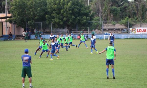  Treino do Altos antes de encarar o Cordino.(Imagem:Wenner Tito/GloboEsporte.com)