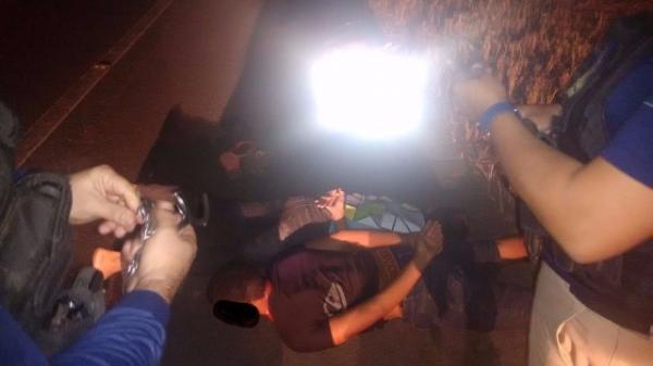 PRF prende em flagrante bando de assaltantes que fizeram arrastão em Altos.(Imagem:PRF)