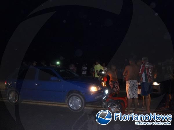 Acidente entre moto e carro deixa motociclista morta na BR-230 em Barão de Grajaú.(Imagem:FlorianoNews)