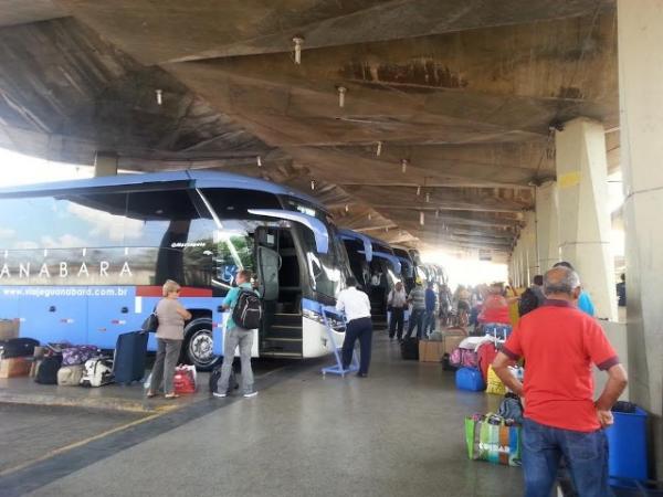 Terminal Rodoviário Lucídio Portela tem redução de frota em 30%.(Imagem:Patrícia Andrade/G1)