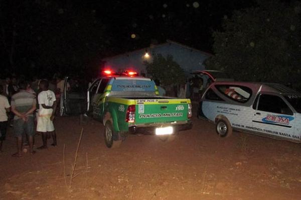 Crime ocorreu na zona rural de Picos.(Imagem:Assis Santos)