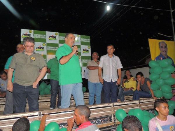 Deputado Gustavo Neiva participa de comício em Porto Alegre (Imagem:Assessoria SFBrasil)