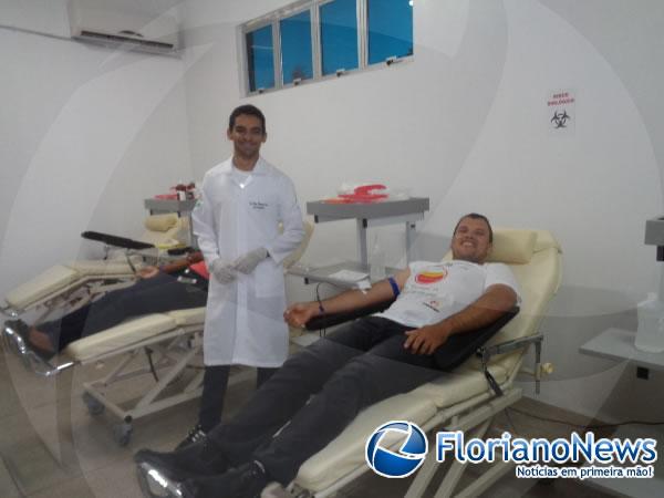 Campanha de doação de sangue é realizada pelo Hemocentro de Floriano.(Imagem:FlorianoNews)