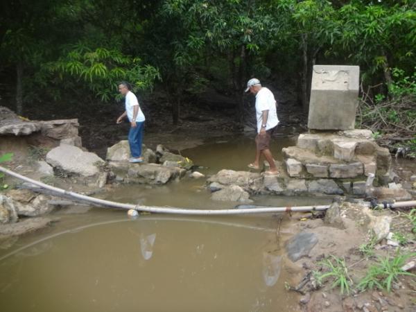 Passagem molhada do bairro Canoas.(Imagem:FlorianoNews (arquivo))