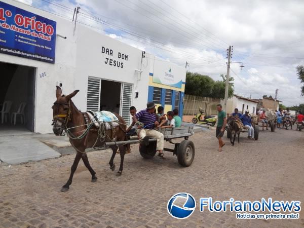 Festa dos Carroceiros atraiu dezenas de participantes em Nazaré do Piauí.(Imagem:FlorianoNews)