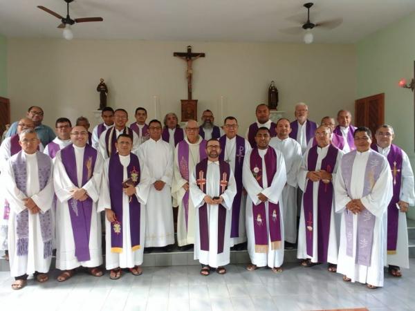 Orações e reflexões marcam retiro anual do Clero Diocesano de Floriano.(Imagem:Frei Eulálio Miranda)