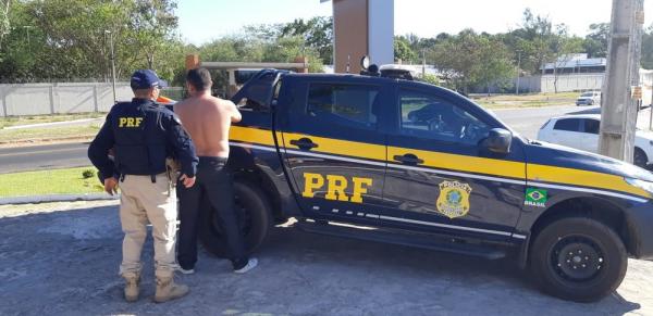 PRF prendeu suspeito de estupro em motel de Teresina.(Imagem:Divulgação/PRF)