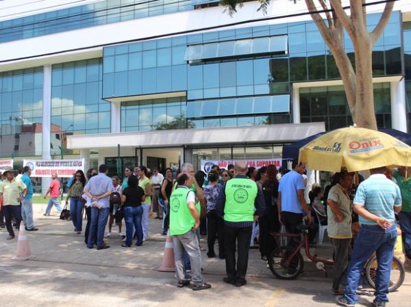 Oficiais e servidores do judiciário estão em greve no Piauí.(Imagem:Gustavo Almeida/G1)