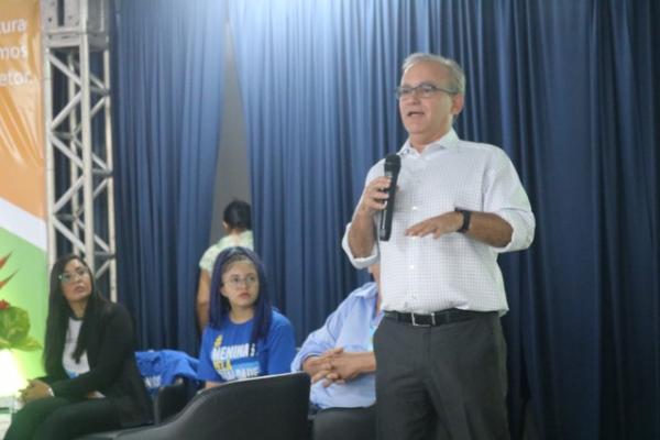 Auricélia participou de agenda da Prefeitura de Teresina.(Imagem:Ellen Pessoa/G1)