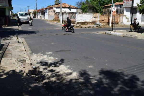 Gestão de Gilberto Júnior investe em mobilidade urbana no centro de Floriano.(Imagem:Waldemir Miranda)