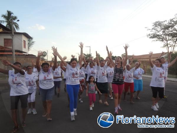 Caminhada da terceira idade é realizada em Barão de Grajaú.(Imagem:FlorianoNews)