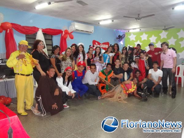 Aula da saudade com os alunos do 3º ano do Ensino Médio.(Imagem:FlorianoNews)