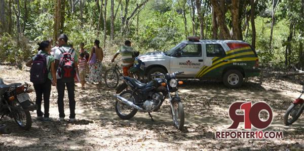 Corpo de mulher é encontrado no Horto Florestal de Piripiri.(Imagem:Reporter10.com)
