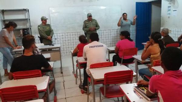 Grupamento de Policiamento Escolar inicia atividades em Floriano.(Imagem:3° BPM)