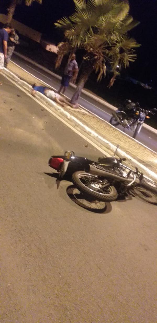 Motocicleta da vítima(Imagem:Divulgação)