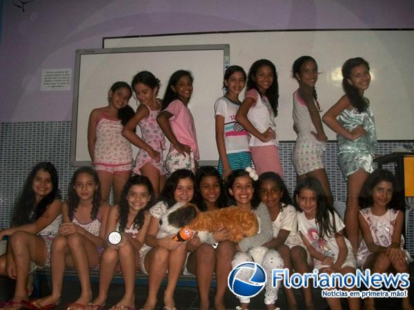 Escola Pequeno Príncipe encerrou ano letivo com III Noite do Pijama.(Imagem:FlorianoNews)