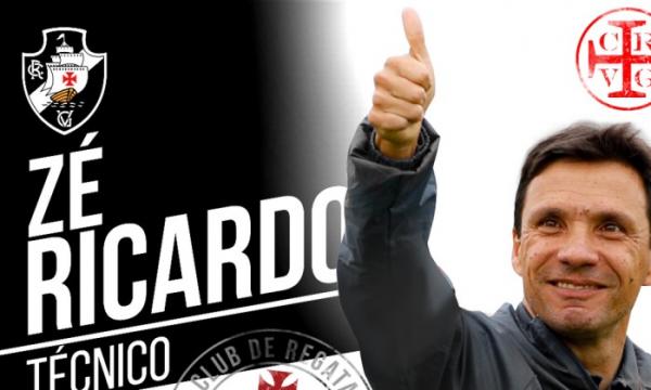 Zé Ricardo é o novo técnico do Vasco.(Imagem:Divulgação)