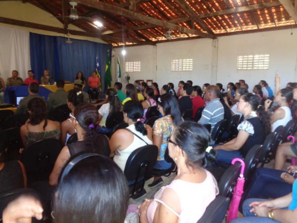 Polícia Militar do 3º BPM faz lançamento do PROERD em Francisco Ayres.(Imagem:FlorianoNews)