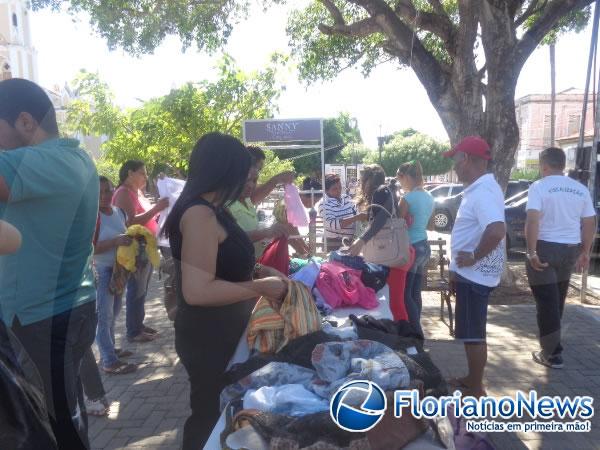 Rotary Club Médio Parnaíba promoveu brechó beneficente em Floriano.(Imagem:FlorianoNews)