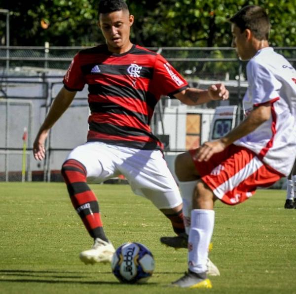 Cauan voltou a jogar pelo Flamengo (Imagem:Divulgação)