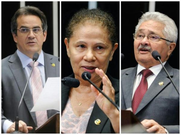 Os três senadores do Piauí participaram da sessão do impeachment no Senado Federal.(Imagem:G1.)