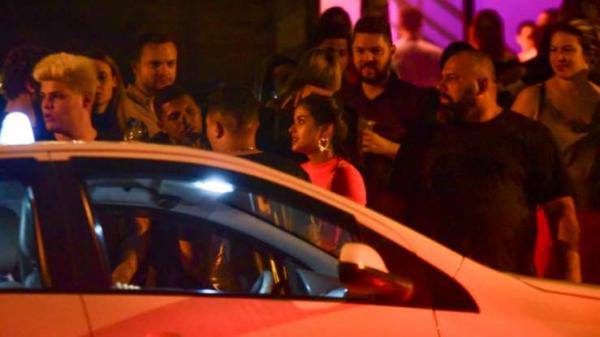 Felipe Araújo e Munik Nunes são fotografados deixando juntos badalada boate em São Paulo, na madrugada desta sexta-feira, 20 de dezembro de 2019.(Imagem:AGNews)