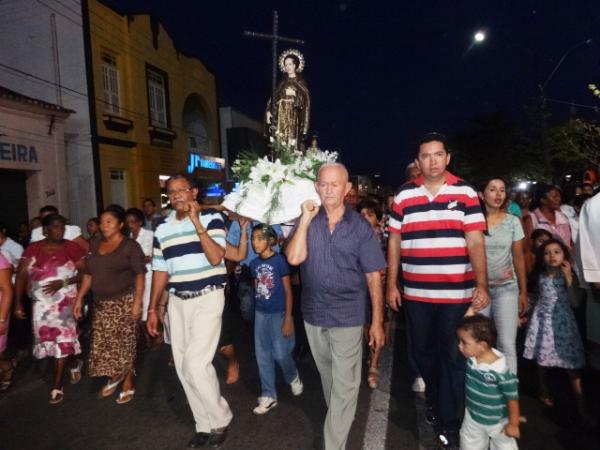 Derrubada do mastro marca encerramento dos festejos de São Pedro de Alcântara.(Imagem:FlorianoNews)